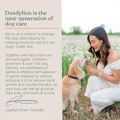 Dandylion Clean Paws No-Rinse Foaming Paw Cleanser for Dogs – Gentle Brush-On, Fragrance-Free, Vegan, Cruelty-Free, Plant-Based, No Mess, 5 Fl Oz