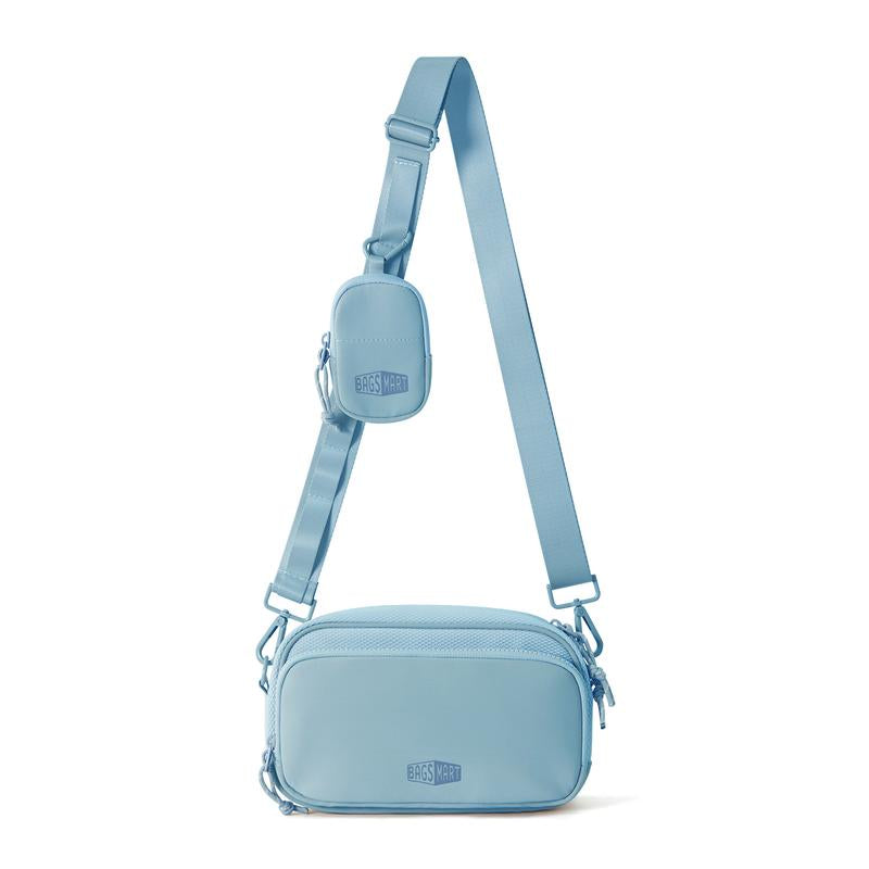 【New In】Bagsmart REIKI 2.2L Compact RFID Crossbody Bag with Detachable Mini Case & Key Leash Machine Washable for Workouts and City Walks Fallfreshness